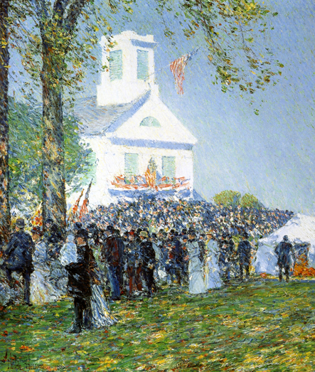 Country Fair, New England (aka Harvest Celebration in a New England Village): 1890